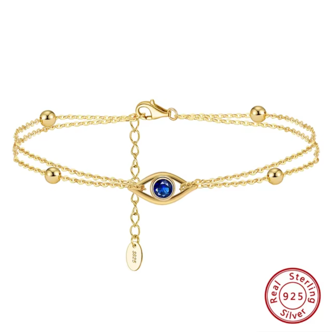 Fine Turkish Eye Bracelet