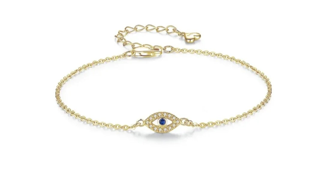 Blue Eye Hamsa and Hand Fatima Bracelet