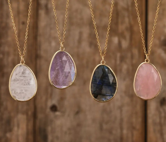 Natural Healing Crystal Necklace