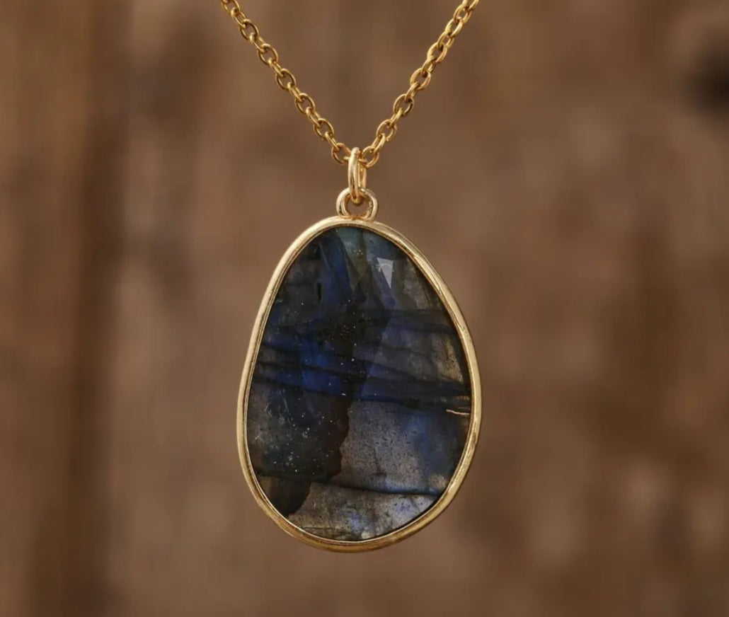 Natural Healing Crystal Necklace